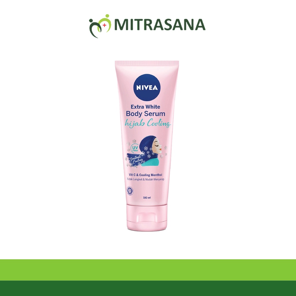 Nivea Extra WHITE HIJAB COOLING BODY Serum 180ML