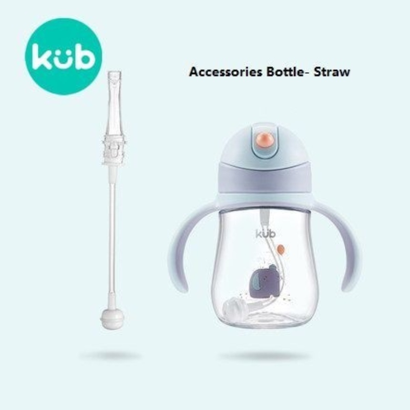 KUB Tritan Baby Straw Cup 240ml Botol Minum Dengan Sedotan Bayi Tritan Bottle KUB WHS