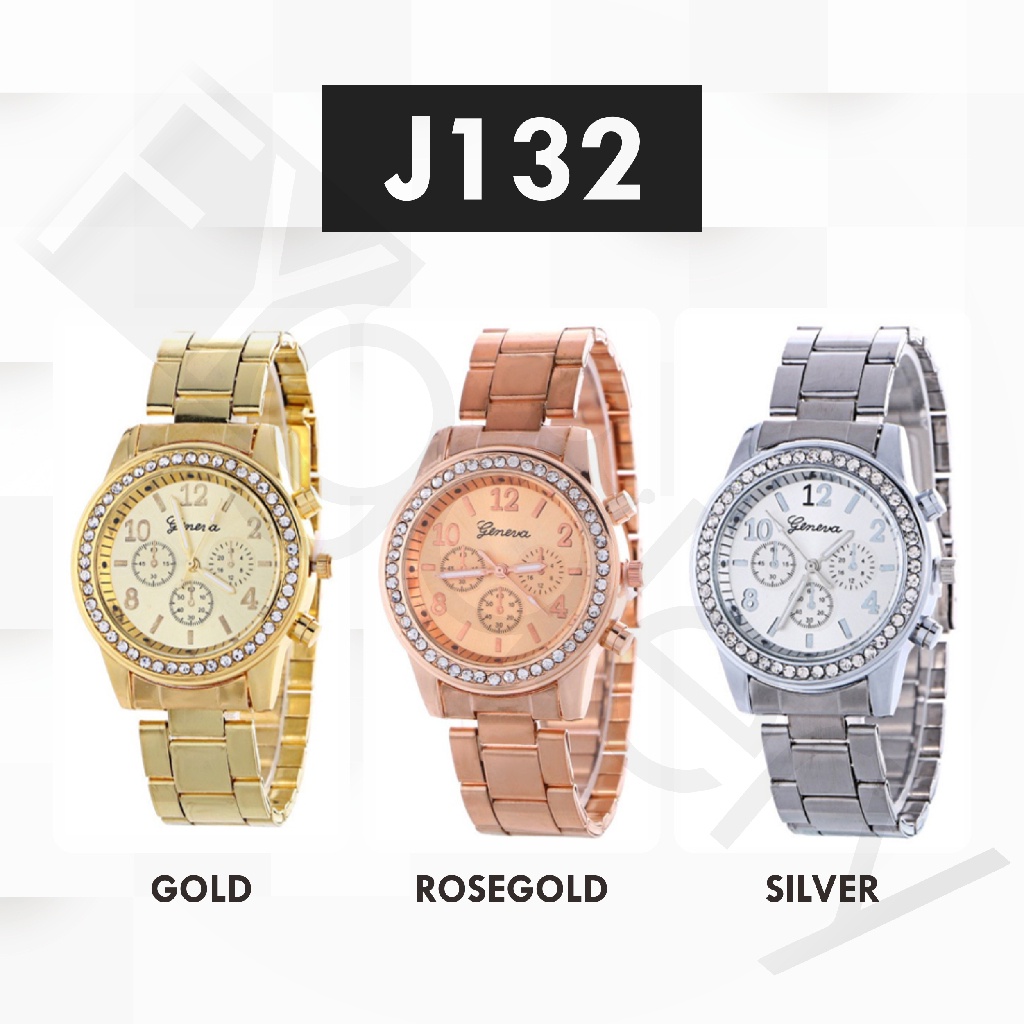 FYGALERY J132 Jam Tangan Rantai Pria Jam Analog Couple Fashion Unisex