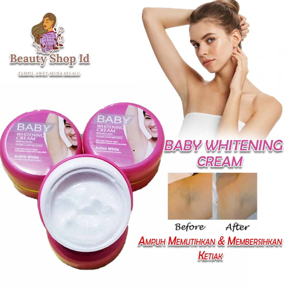 Beauty Jaya - Baby Whitening Cream Pemutih Shinkurim Pemutih Ketiak Pantat dan Selangkangan