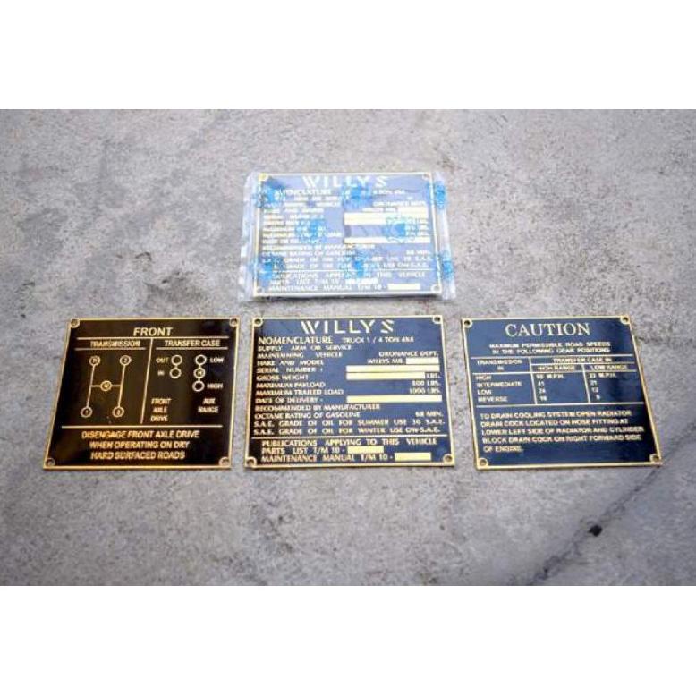 Emblem Jeep Willys Data Plat Willys Acsesories Jeep Fariasi Jeep Jeep Willys Part Mobil Jeep