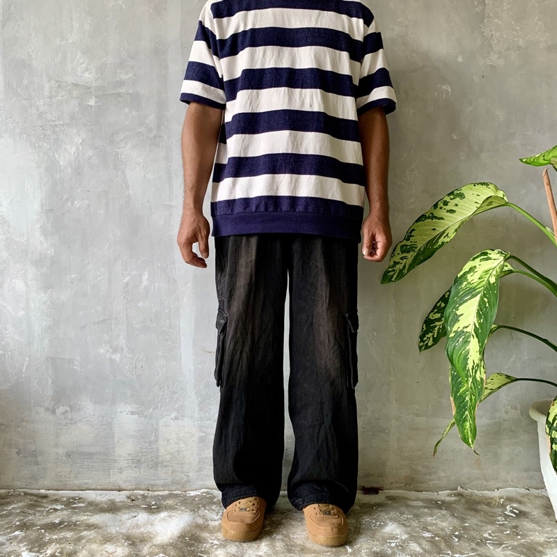 CARGO PANTS DENIM BY SCULPTOR