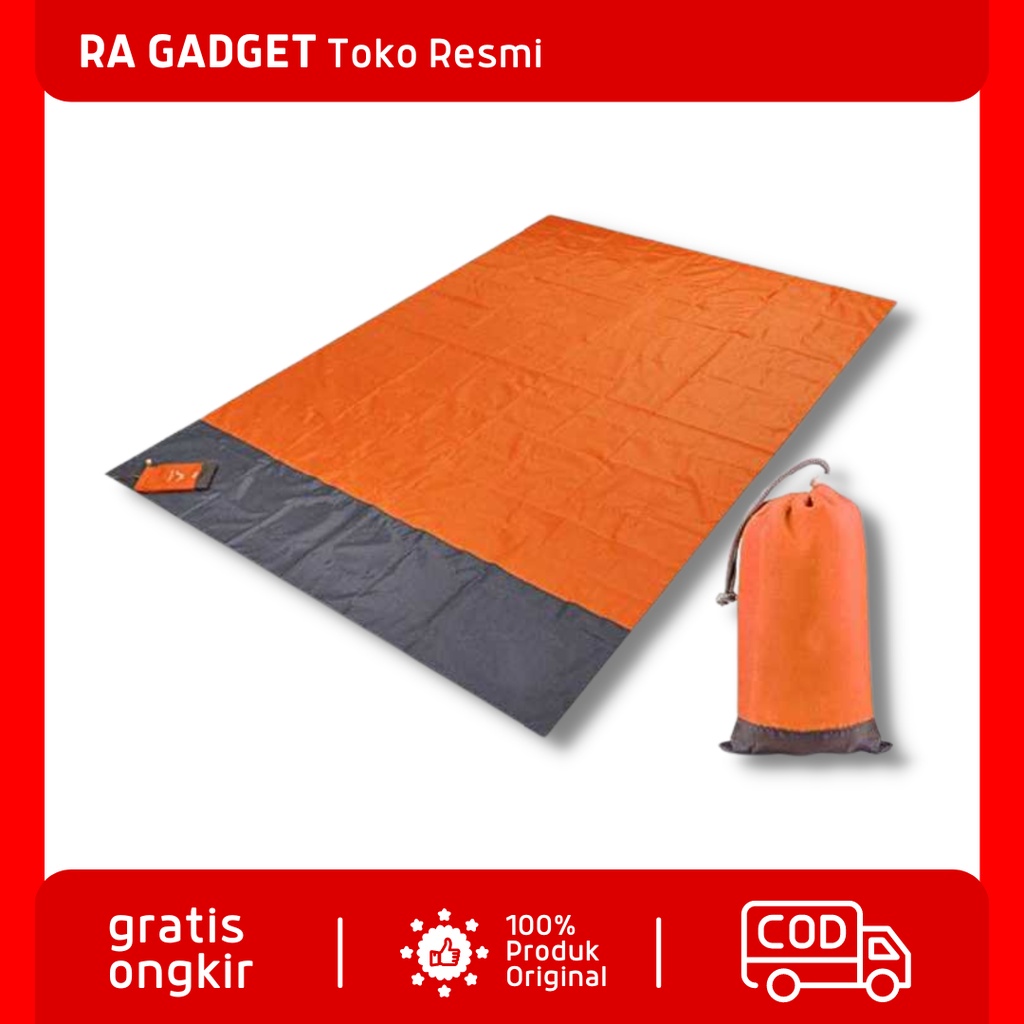 Karpet Lipat Camping Piknik Waterproof Mat 140 x 200cm FS / Tikar Gelaran Lipat Piknik Pantai Campin