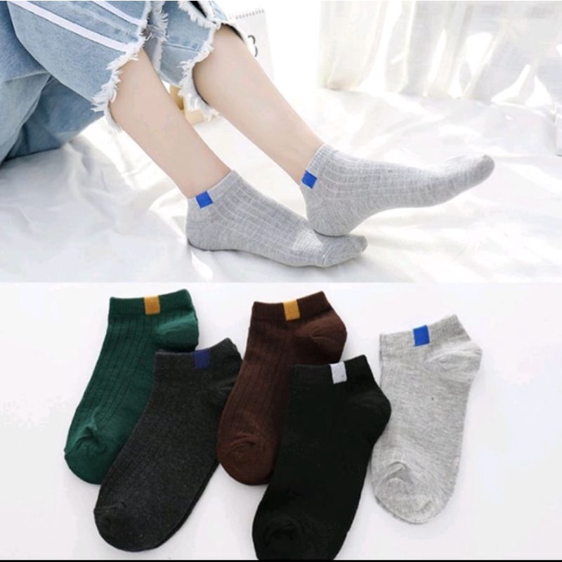 Kaos Pria  Bisa Wanita Kaos Kaki Ankle Cute Kaos Semata Kaki Socks Short Kaos Kaki Pendek