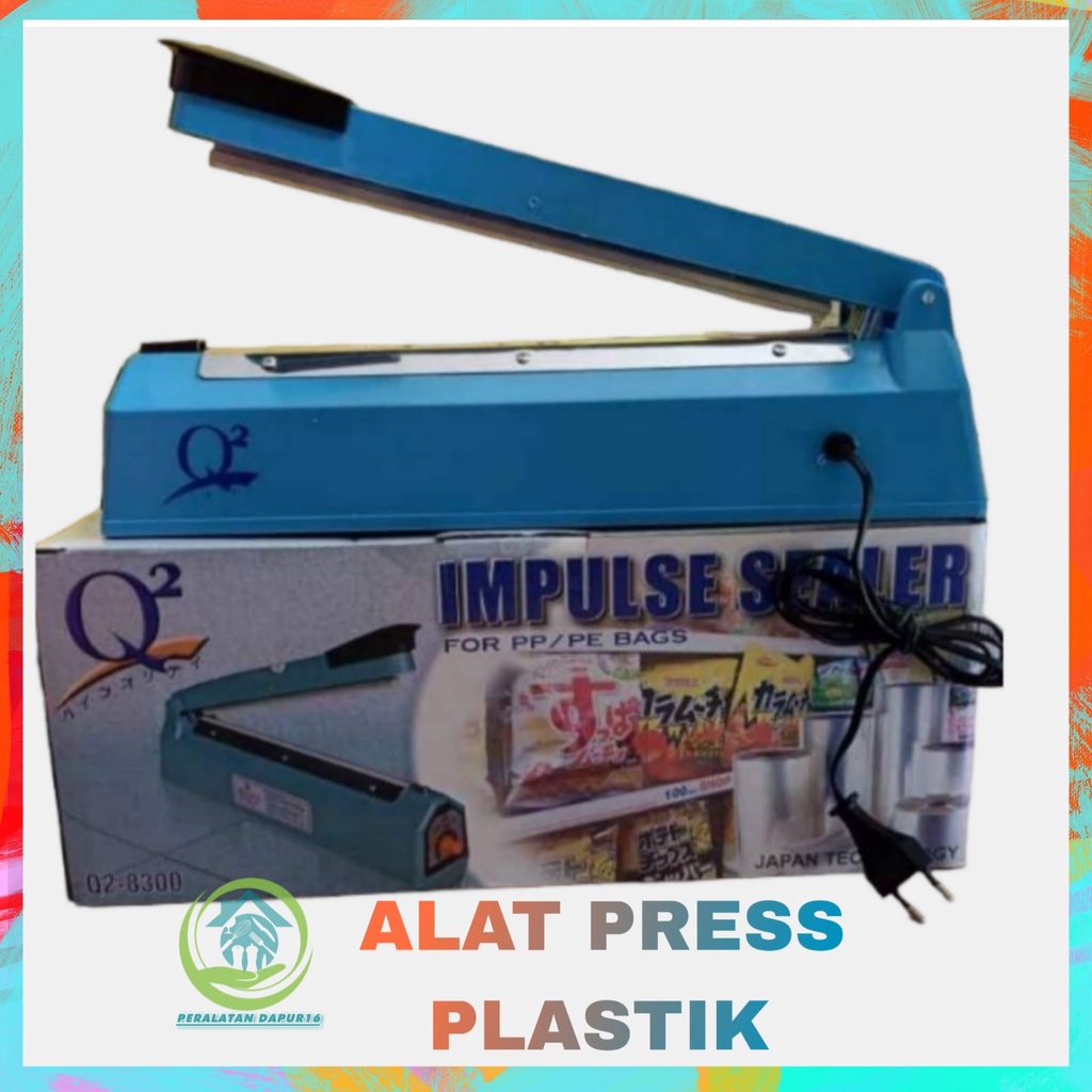 ALAT PRESS PLASTIK 30CM / IMPULSE SEALER Q2 30CM / ALAT PRESS PLASTIK Q2 8300 30CM MURAH