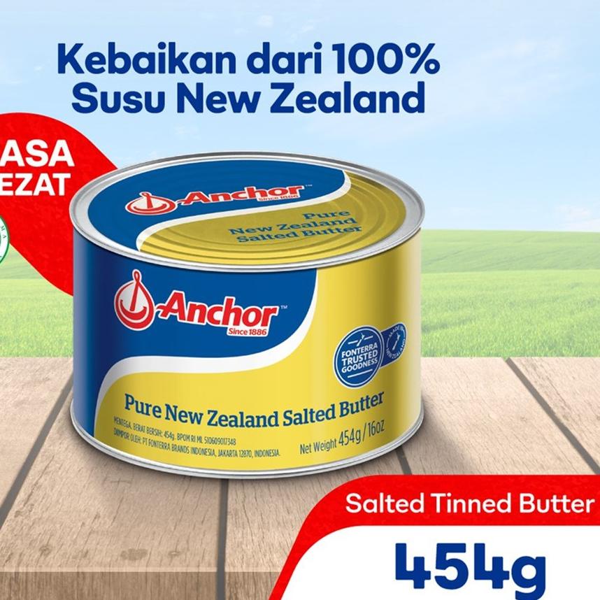 

☀ Anchor Salted Butter 454g - Mentega Asin New Zealand ♣