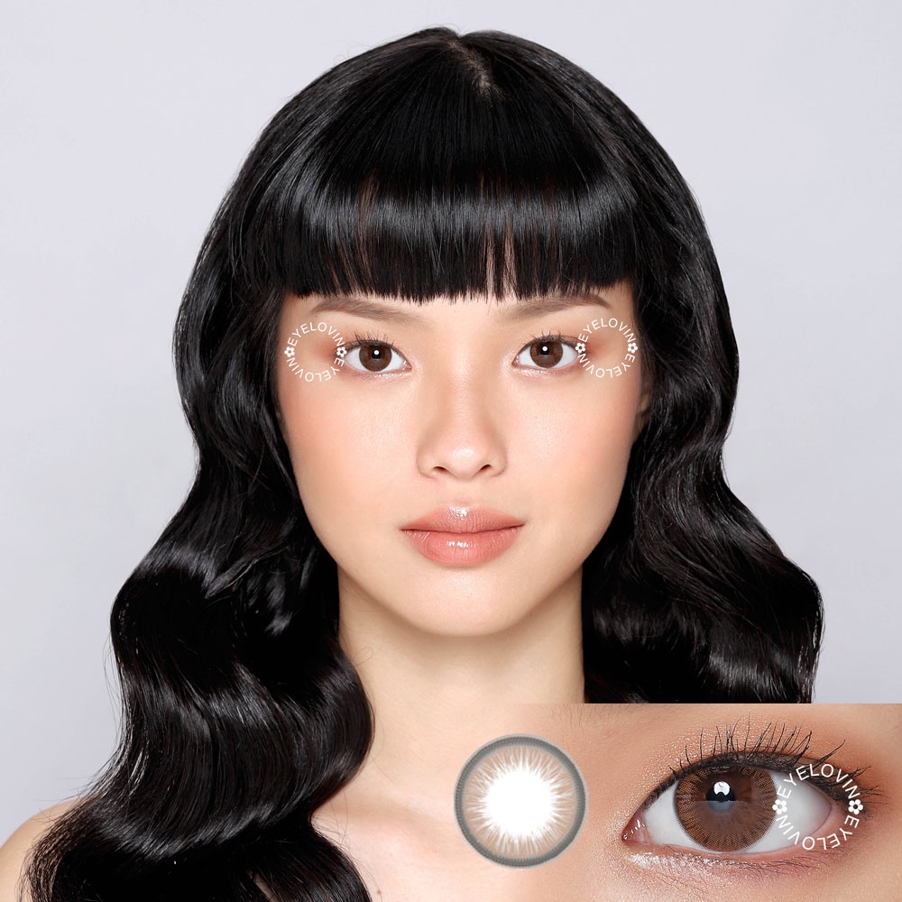 Eyelovin x Patricia Stephanie Softlens Neo Cosmo - Autumn Brown / Grey (NORMAL ONLY)