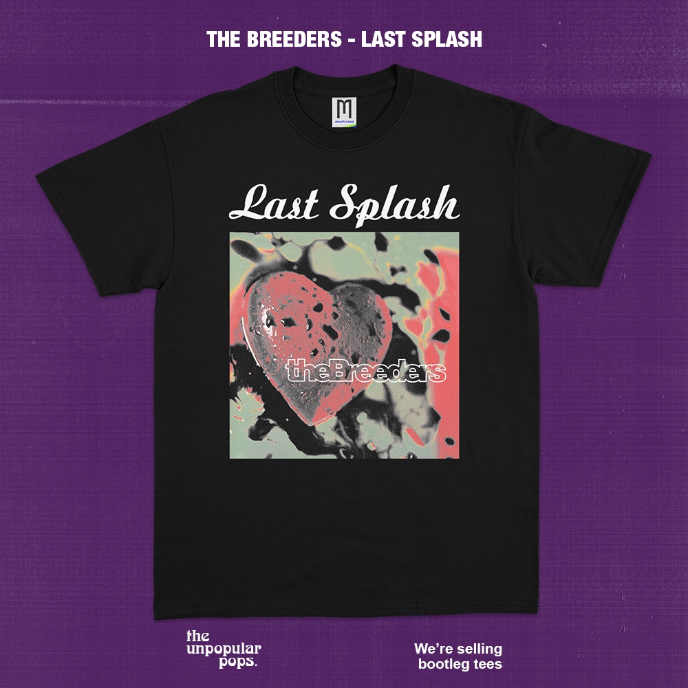 Kaos T-Shirt Baju Band THE BREEDERS - Last Splash Nirvana Kurt Cobain Dinosaur Jr