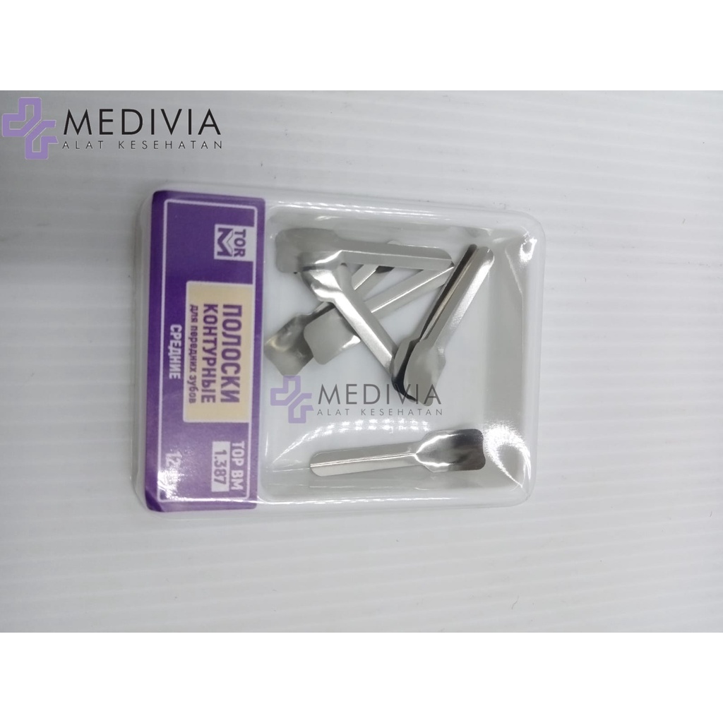 ANTERIOR MATRIX PROXIMAL WALL SEPARATOR SELULOID STRIP INTERDENTAL TUMPAT GIGI VENEER