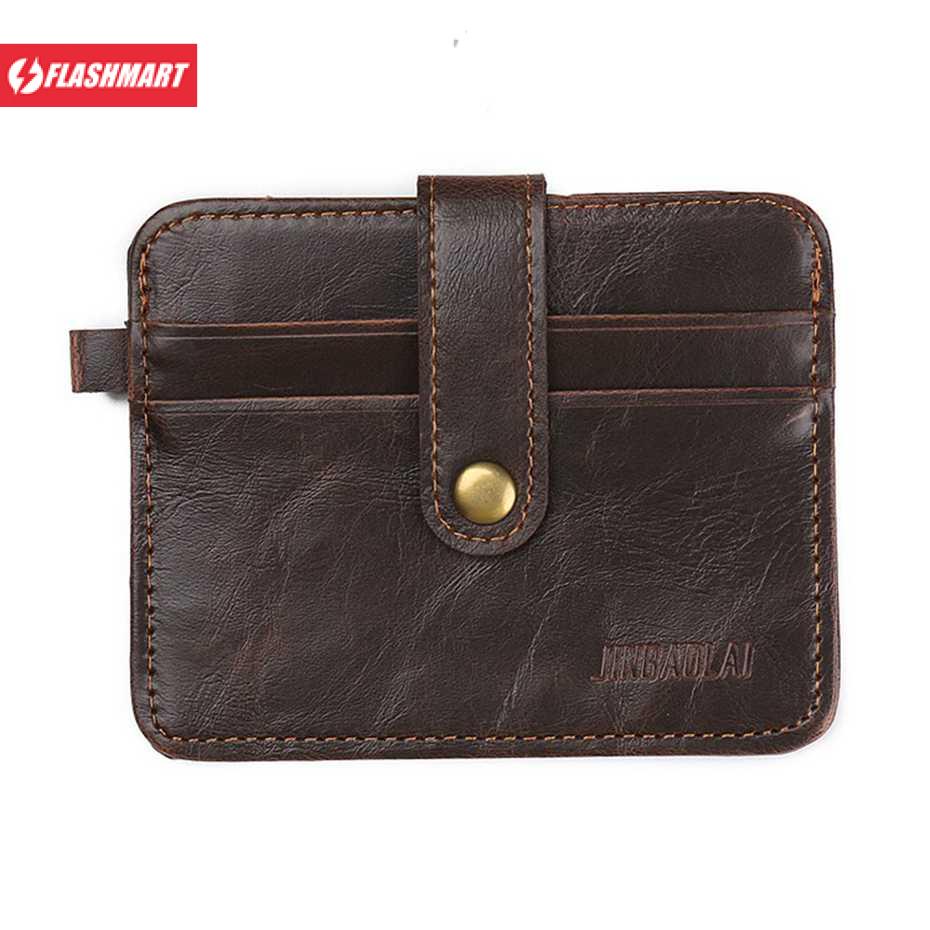 Flashmart Dompet Kecil Kulit dengan Hasp Ring - C031