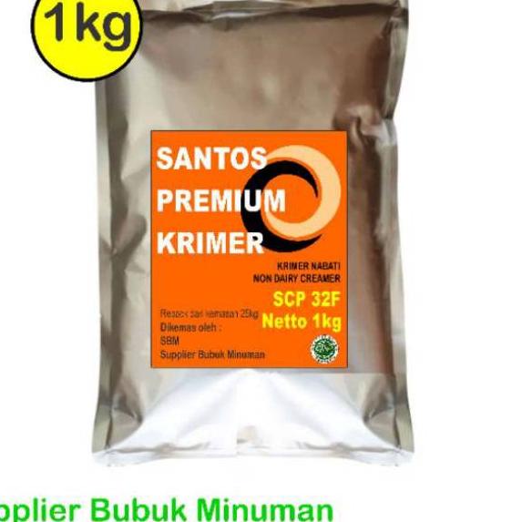 

Kualitas Terbaikl2L6x Creamer Santos Krimer Premium Non Dairy NDC SCP 32F Repack 1kg