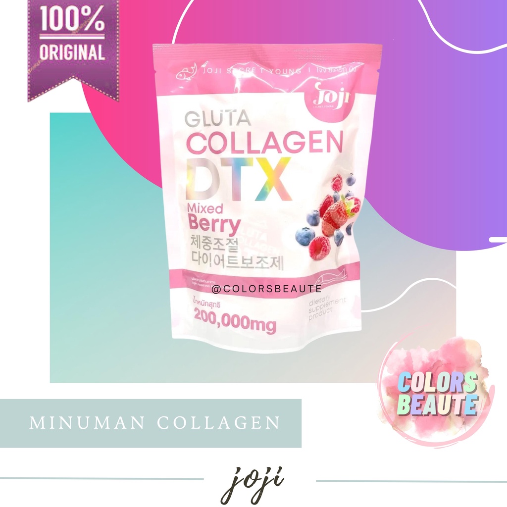 Joji Gluta Collagen DTX | minuman pelangsing, diet