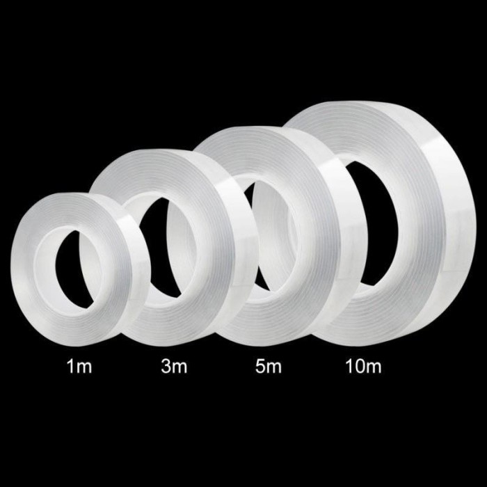 

#####] CEA Magic Tape Transparant / 1 Meter / Double Tape Super Kuat Lem serb