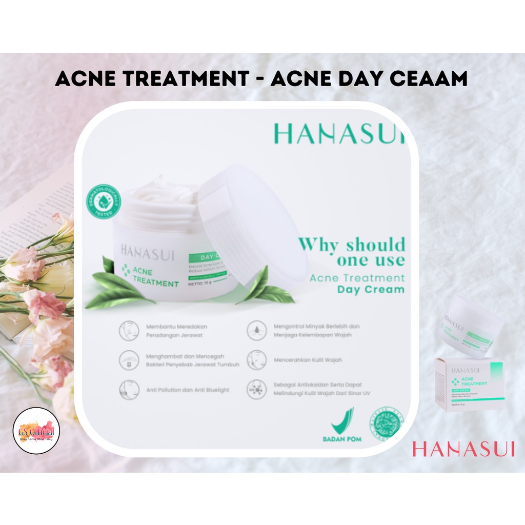 HANASUI ACNE TREATMENT SERIES - POWER ESSENSE - GENTLE CLEANSER - NIGHT CREAM - POWER ESSENCE - SPOT GEL