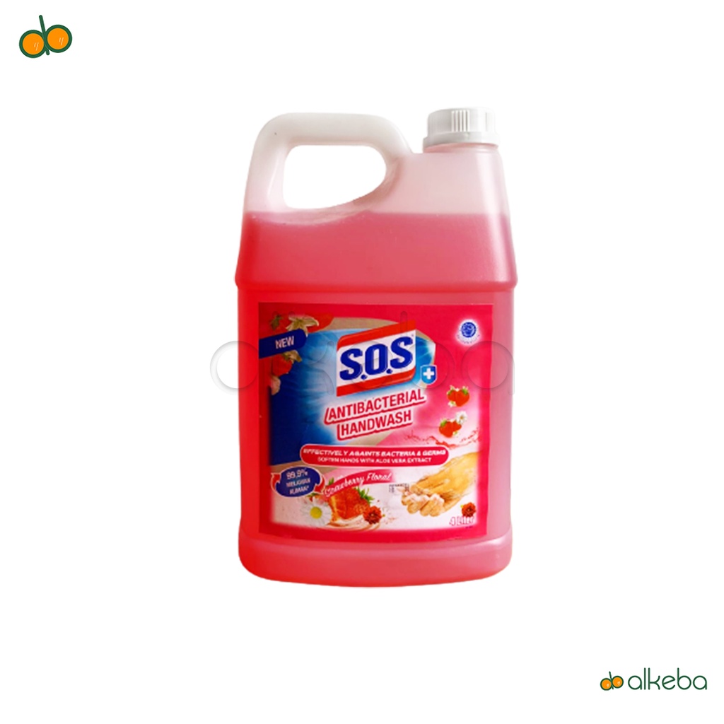 SOS Handsoap hand soap handwash 4 liter sabun cuci tangan