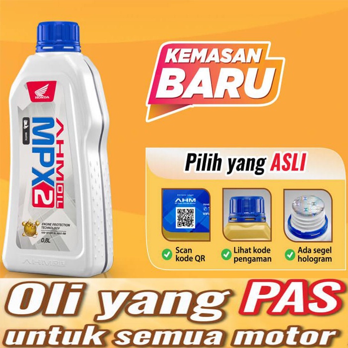 minyak oli mesin motor matic original