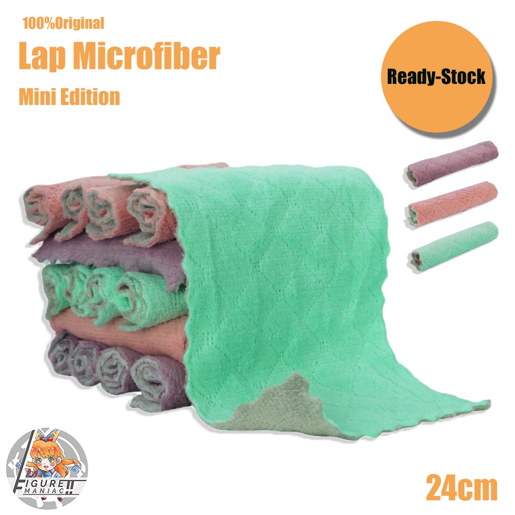 Lap Microfiber - Lap Serbaguna Lap Dapur Kain Lap Piring Anti Minyak Bahan Coral Fleece Microfiber Serap Air Murah