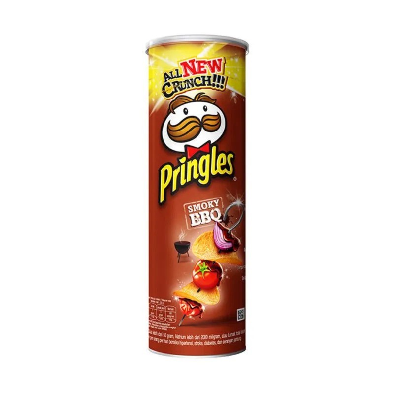 

PRINGLES POTATO CRISPS SMOKY BBQ KLG 107GR