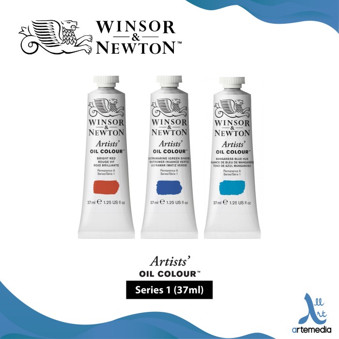 

Cat Minyak Winsor & Newton Artists 37ml Series 1 Oil Color - 01/02