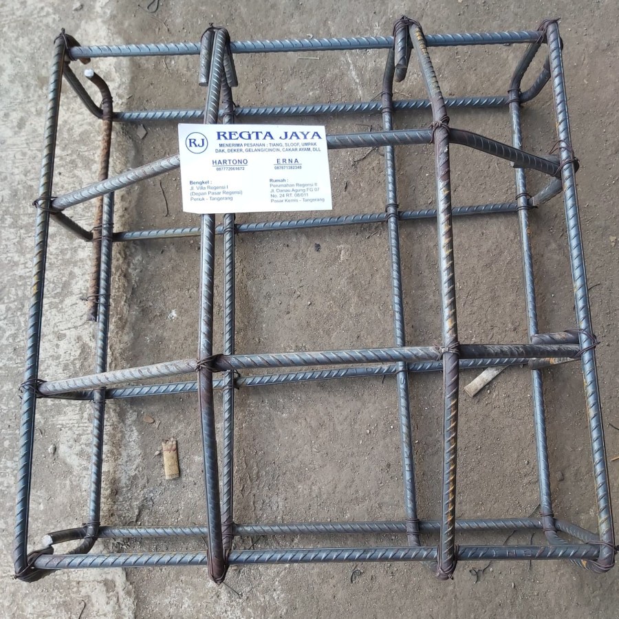 Cakar Ayam 40x40 Besi 10mm Ulir SNI