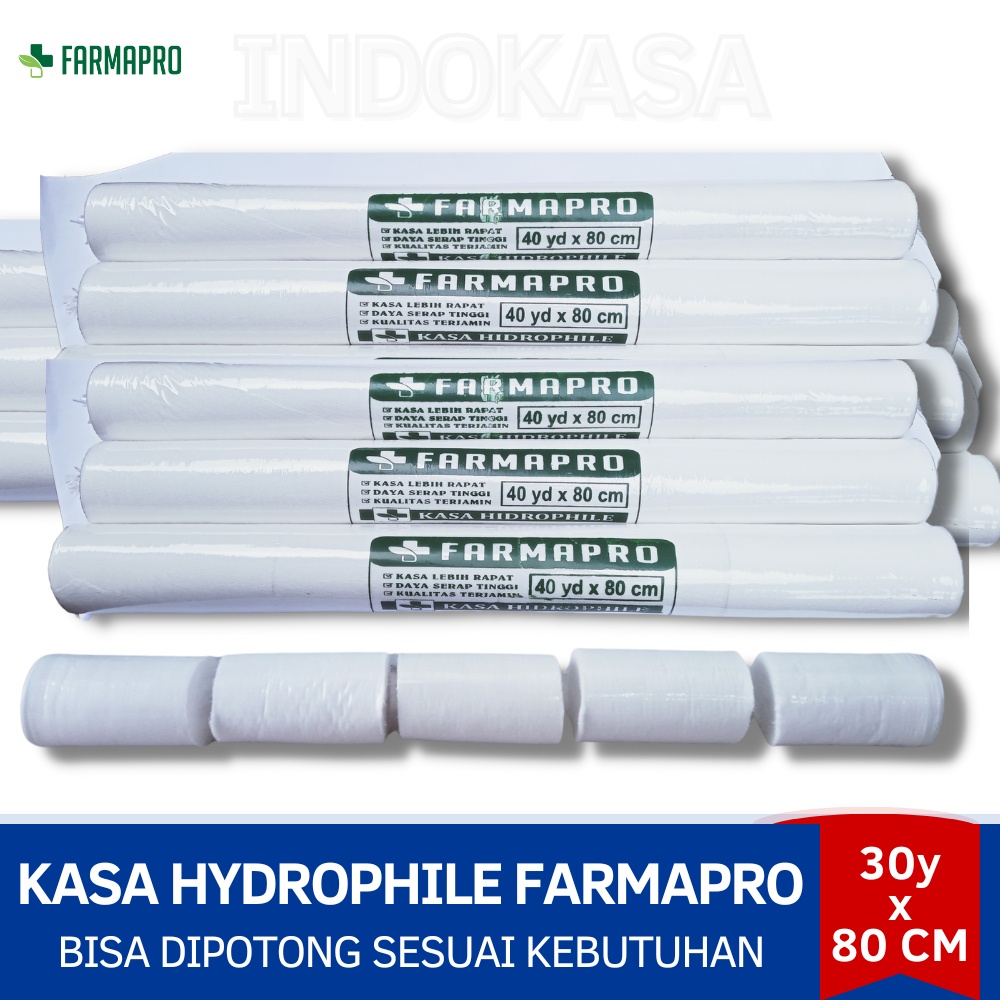 FARMAPRO Kasa Panjang / Kasa Hidrofil 30y x 80cm Potong 4/Potong 5/potong 3