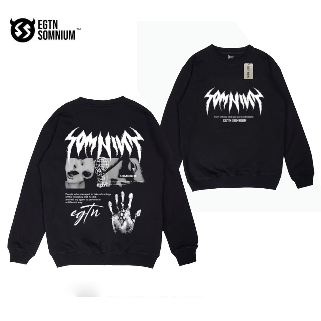 Crewneck Pria Wanita_CN Eightynine Terbaru Comes_Crewneck Simple