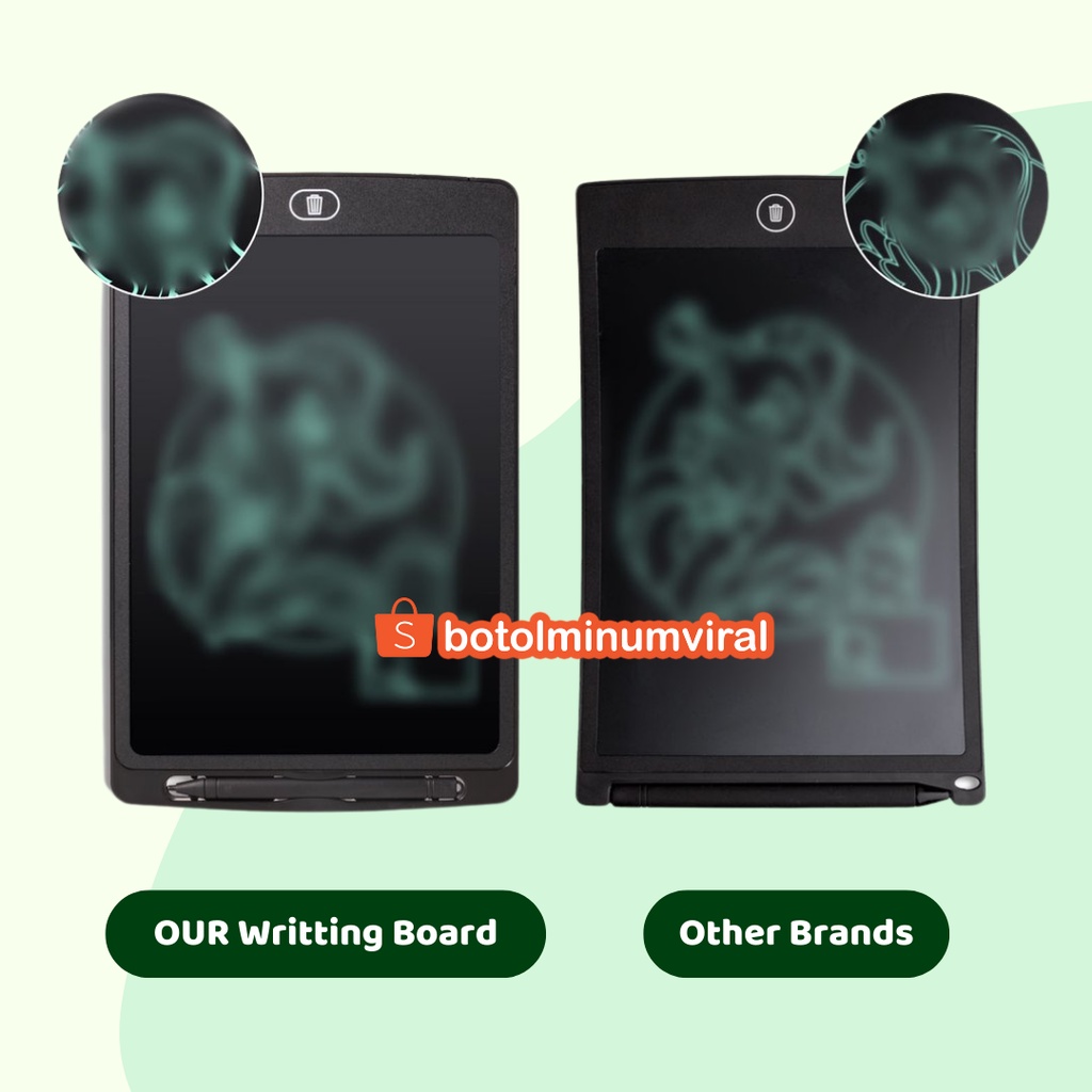 LCD Writing Anak Drawing Pad Papan Tulis Gambar Anak Tablet Premium