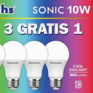 Hannochs - Lampu LED Sonic BELI 3 GRATIS 1 6 Watt, 10 Watt, 13 Watt