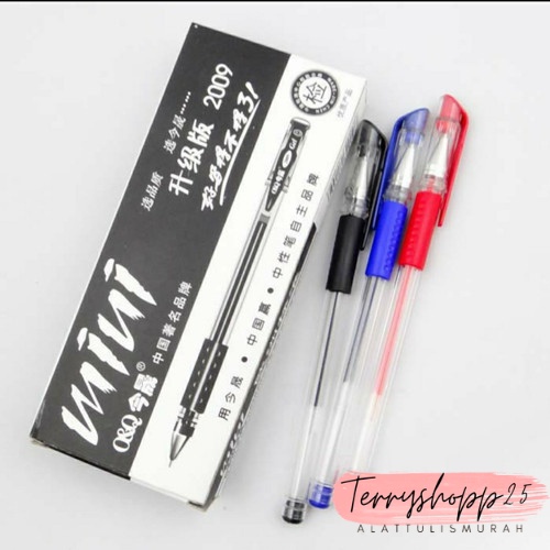 

Pulpen Gel Standard Mimi Pena Pen Warna Hitam Biru Merah Termurah Bisa Cod