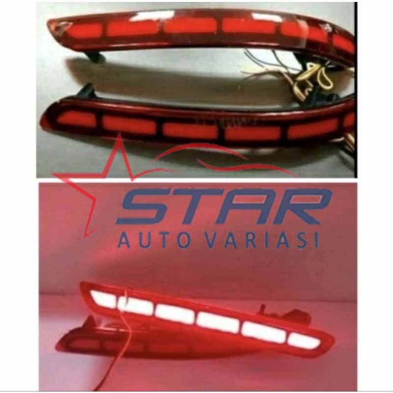 Lampu reflektor bumper belakang Innova reborn 2016-2021.