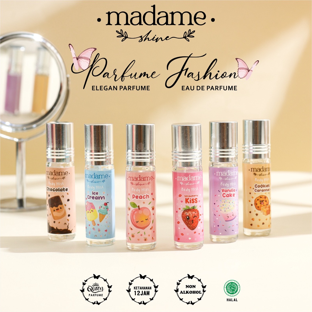 MADAME-SHINE NON ALKOHOL PARFUME ROLL ON