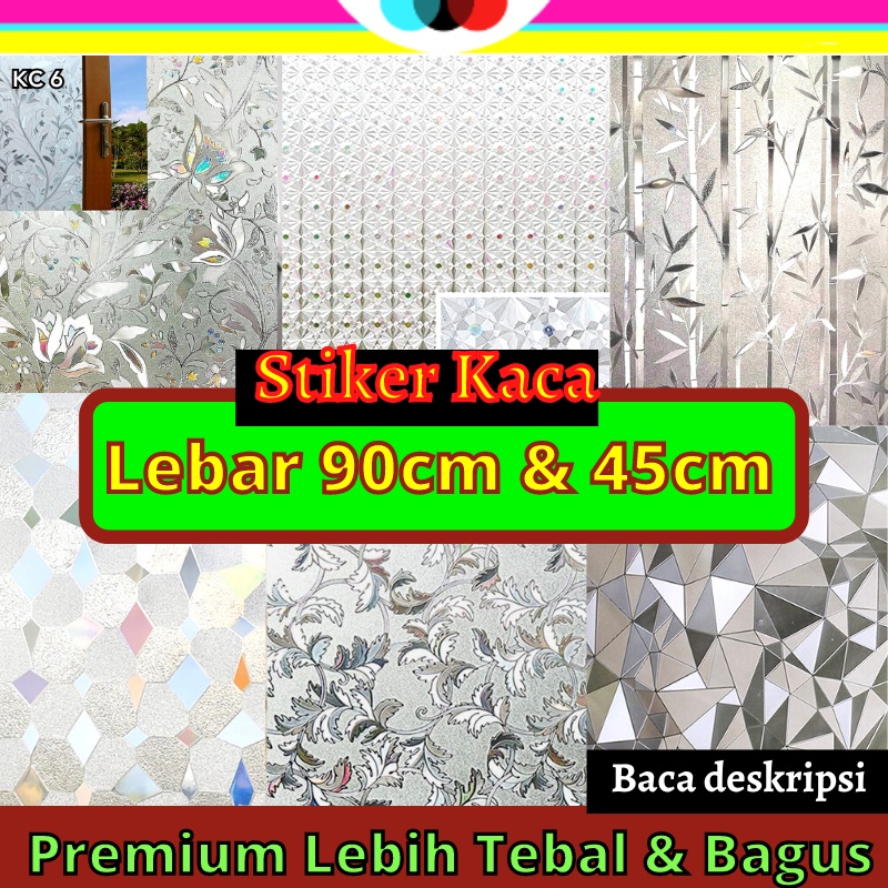 SUNBLAST STIKER KACA STICKER SETIKER WALLPAPER PINTU JENDELA KACA BUAT KAMAR MANDI KACA STICKER STIK