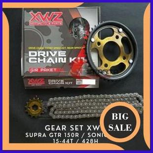 accessories GEAR SET SEPUH GIR PAKET XWZ SUPRA 150 GTR Drive Chain Kit 140ZZ3