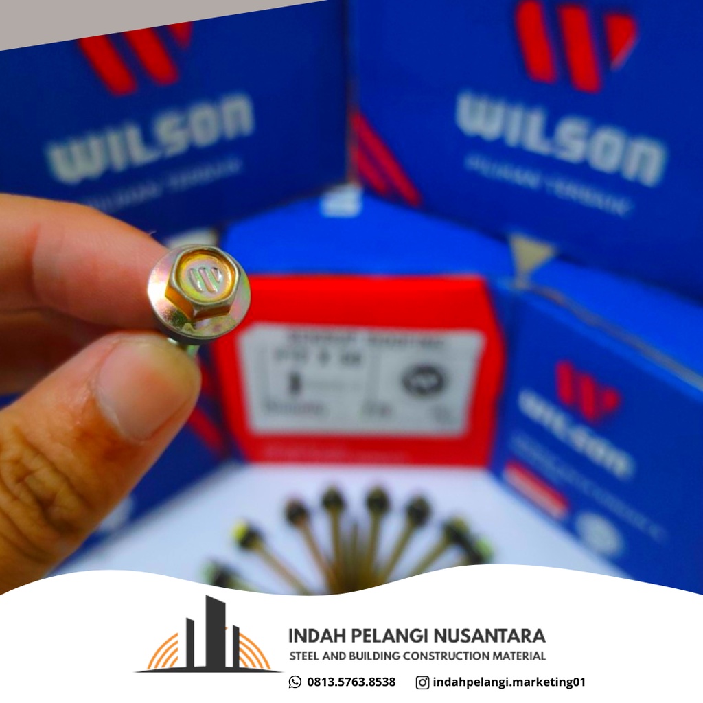 Sekrup Roofing Baja Ringan 2cm, 5cm