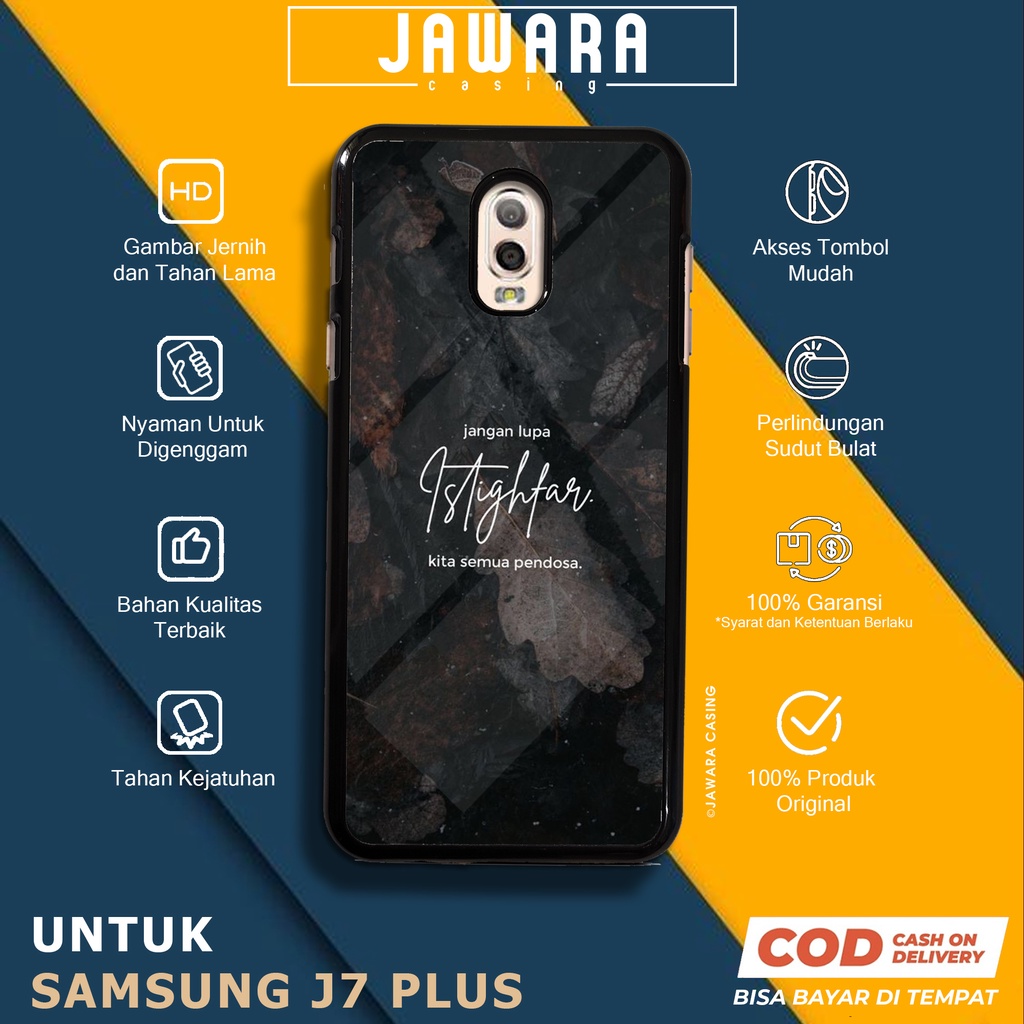 Case Samsung J7 Plus Casing Samsung J7 Plus Jawara Casing [ISLM] Case Glossy Case Aesthetic Custom C