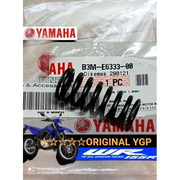 SPRING CLUTCH 1 B3M-E6333-00 PER KAMPAS KOPLING WR155 WR 155 PART ORIGINAL YAMAHA