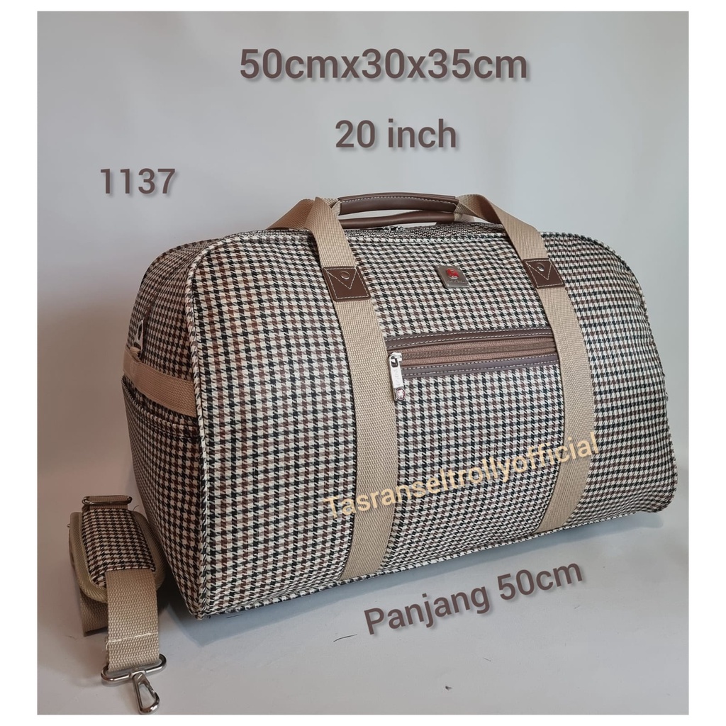 Tas Pakaian Travel Bag Polo Interclub size 50cmx30x35cm 20 inch
