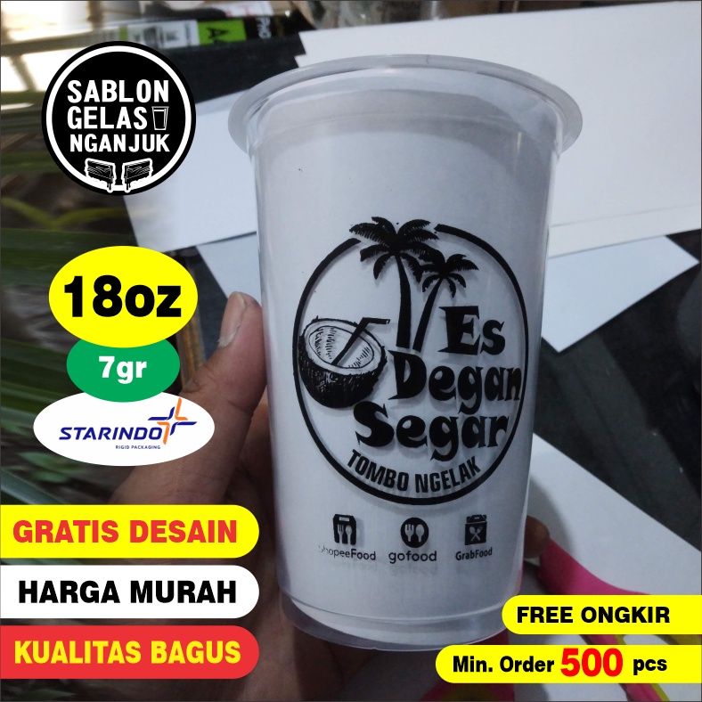 Sablon Cup 18oz Starindo
