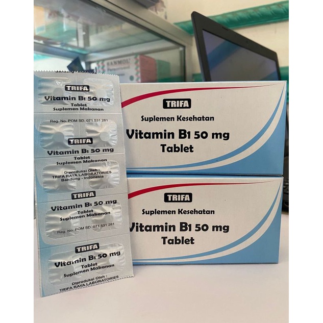Vitamin B1 50Mg Trifa Perstrip 10 Tablet
