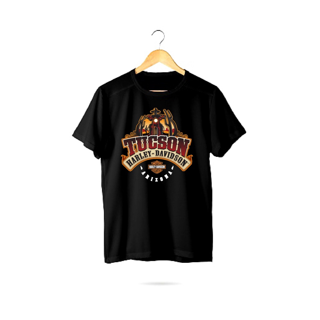 KAOS HARLEY DAVIDSON KUALITAS SABLON PREMIUM