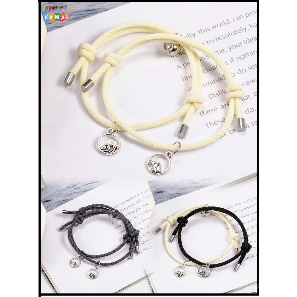 gelang couple/gelang magnet/gelang magnet couple/gelang couple magnet/magnetic bracelet/couple gift