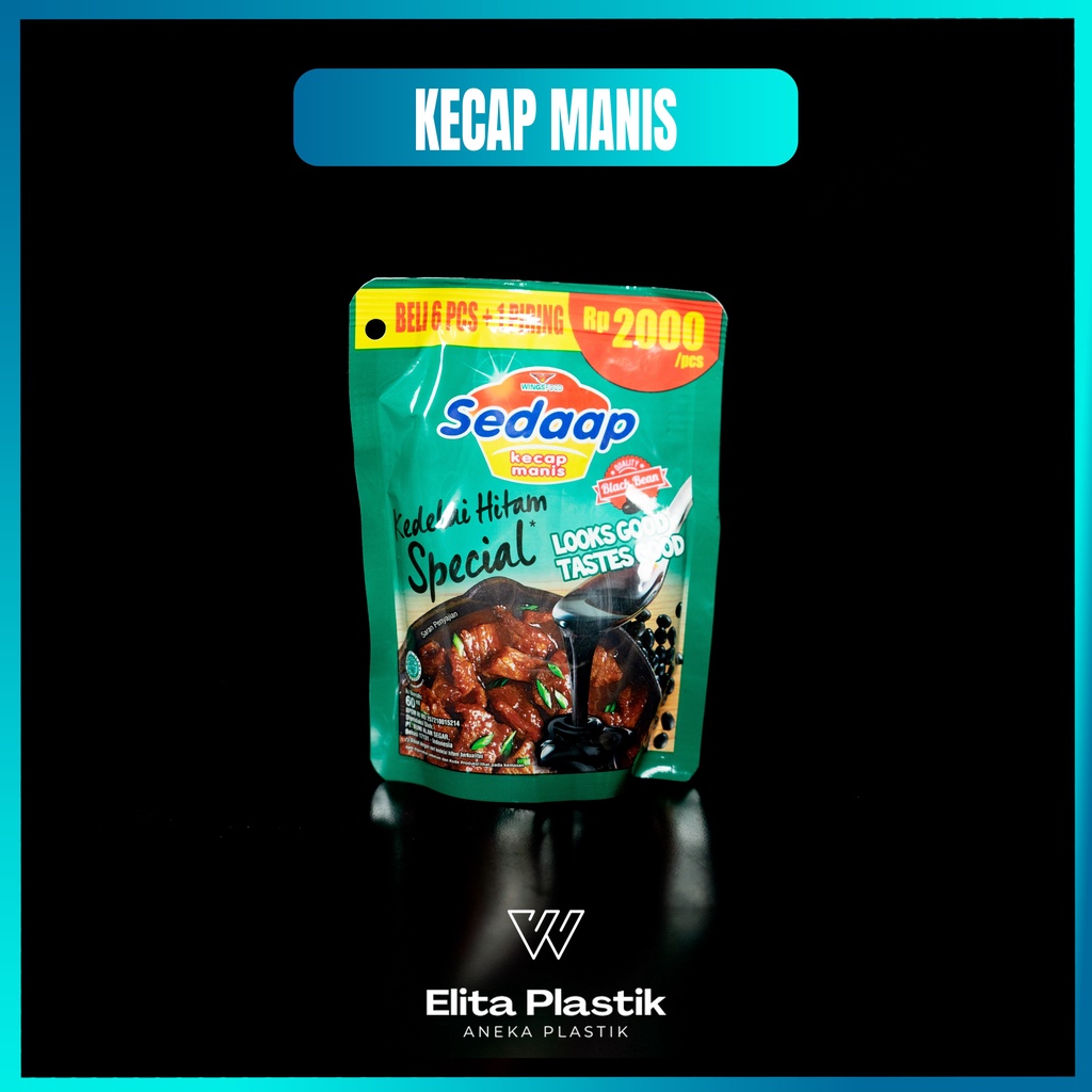 

SEDAAP Kecap Manis Kedelai Hitam Spesial Pouch 6ML