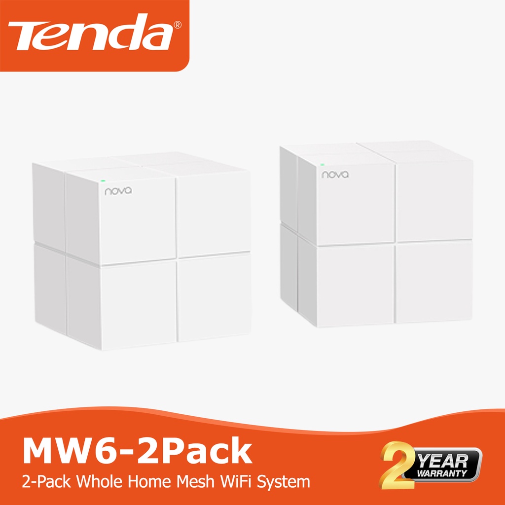 Tenda Nova MW6 ( 2 set/2 unit/2 pcs ) - Whole Home Mesh WiFi System