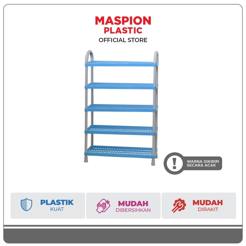 Maspion Plastic Rak Sepatu Plastik Susun 5