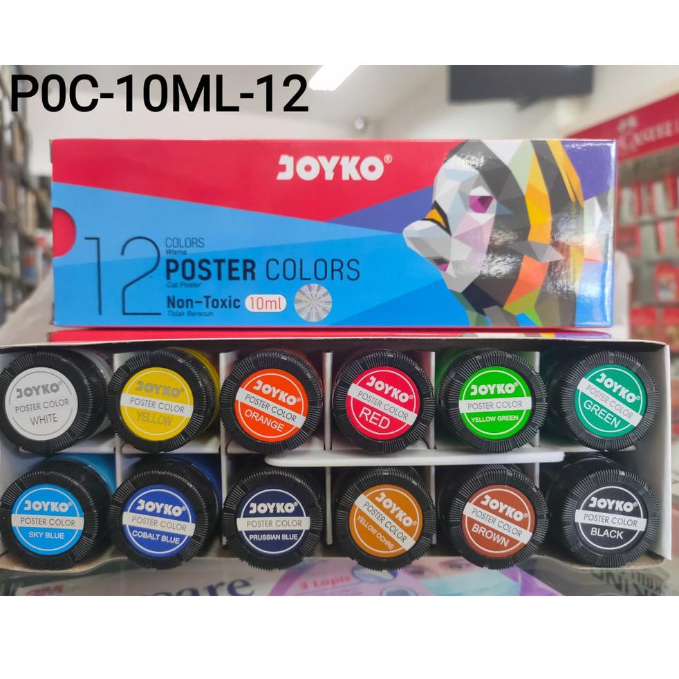 

[ART. 6745] cat poster joyko titi 10 ml 12 warna