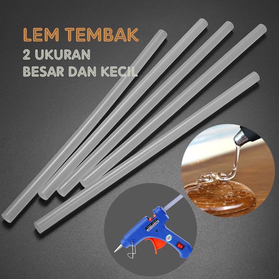 

Lem Tembak Bakar Bening Polyolefin Hot Melt Glue Stick Kerajinan Tangan Craft Bunga Ulang Tahun