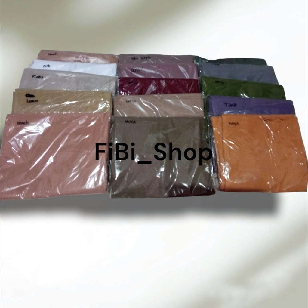 JILBAB SEGI EMPAT VOAL POLOS JUMBO 130x130 CM