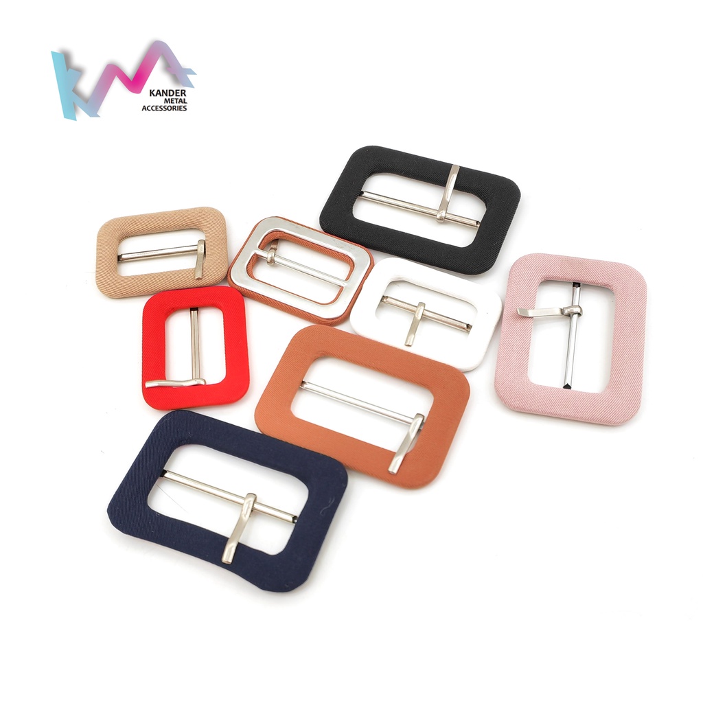 KANDER Iron Fabric Belt Buckle Gesper Kain Dress Bungkus Kain CP