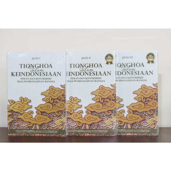 Terlaris Buku Tionghoa Dalam Keindonesiaan (3 Jilid)