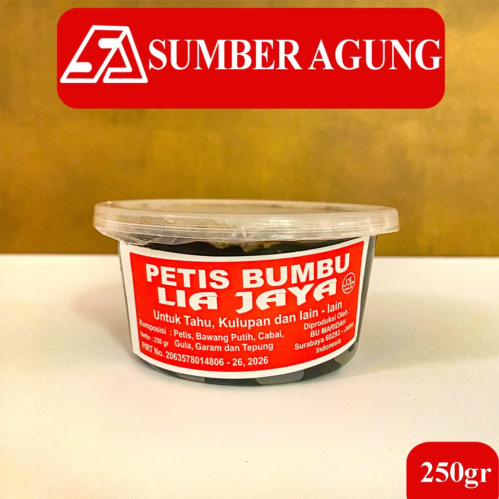 

Petis BumbuTahu Kulupan Gorengan dll Cap Lia Jaya